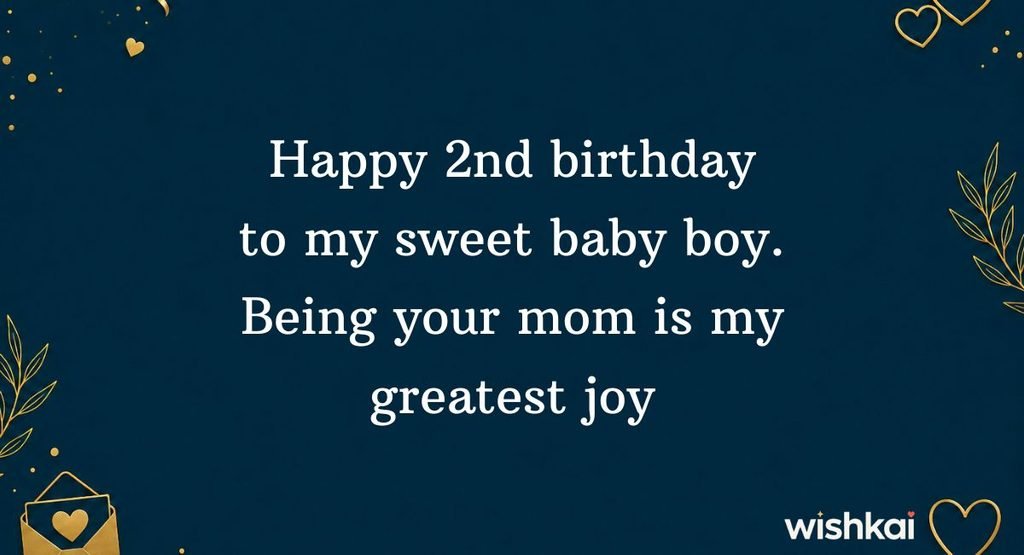 2nd Birthday Wishes for Baby Boy