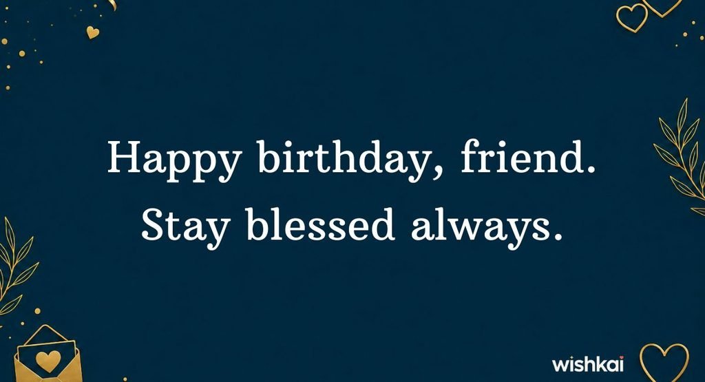 Short Islamic Birthday Wishes for Friend