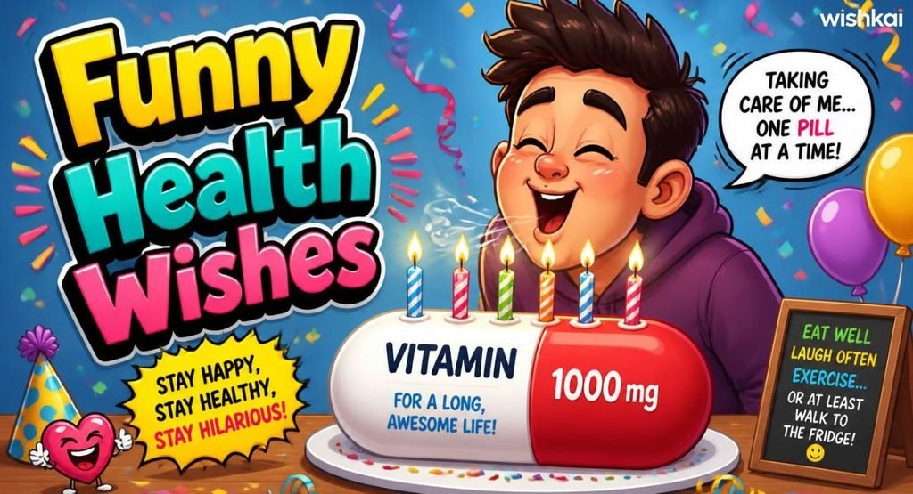 Funny Birthday Wishes for Good Health
