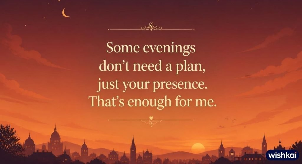 Sunset quote card for a happy Friday my love date night message