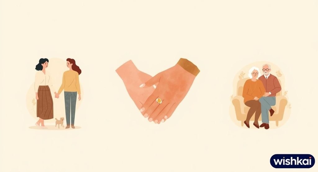 Couple stages from new relationship to marriage for happy Friday my love messages