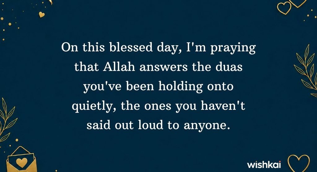 Heartfelt & Emotional Jumma Mubarak Messages