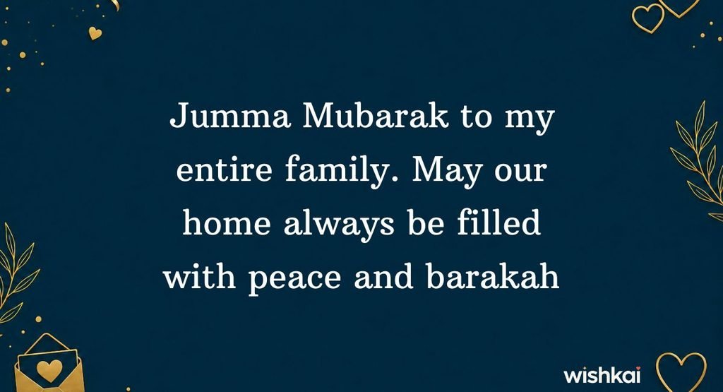 Jumma Mubarak Wishes for Family & Friends